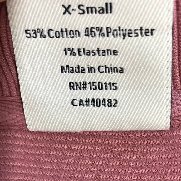 VARLEY Vine Oversized Half-Zip Pullover in Nostalgia Rose Ottoman Fabric XS - Picture 14 of 16